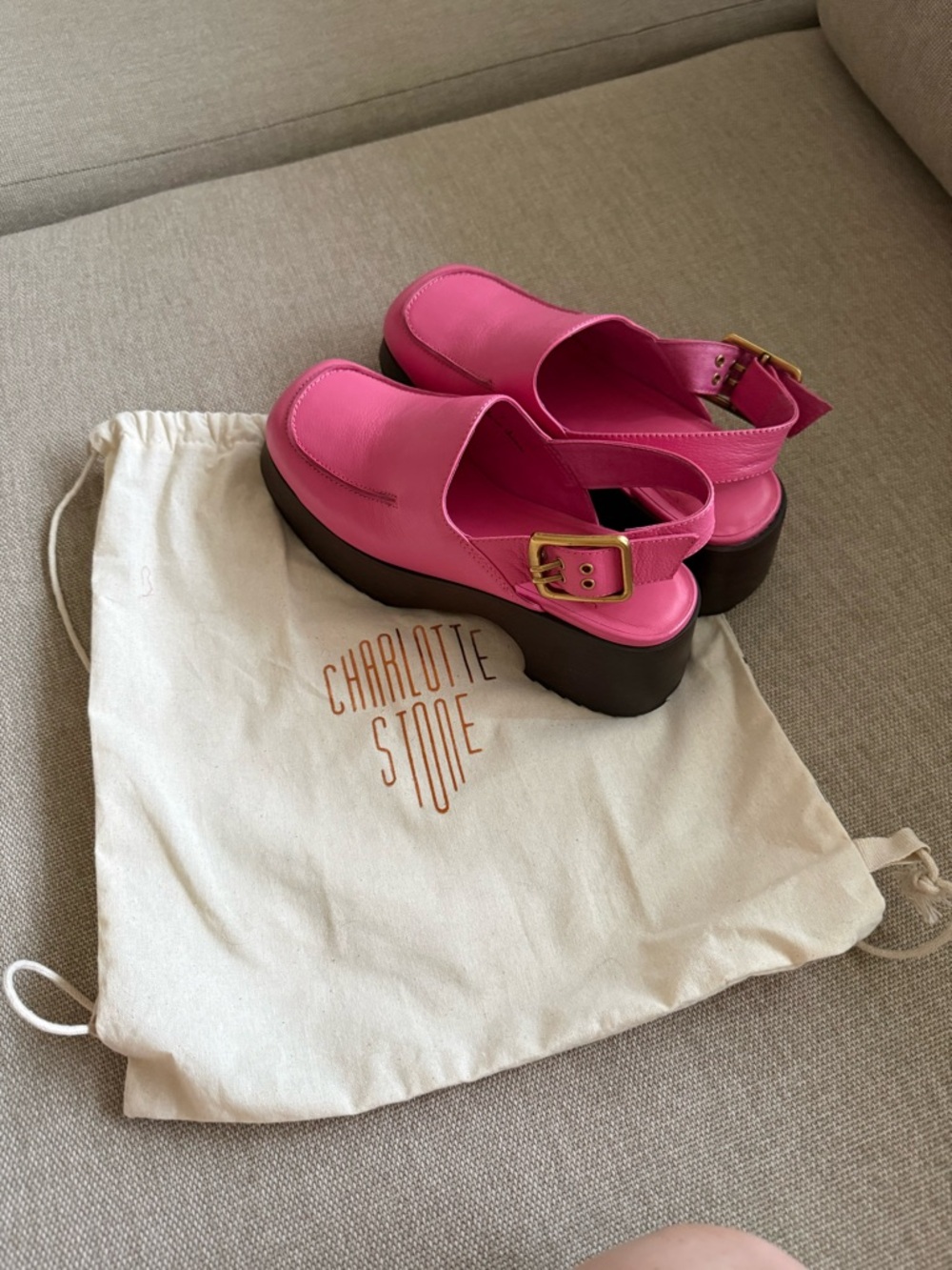 NWOT Charlotte Stone Carlos Fandango Heels 7 - Picture 15 of 16